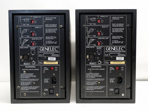 【中古】GENELEC 1030A パワードモニタースピーカー シリアル連番ペア【埼玉発送3】