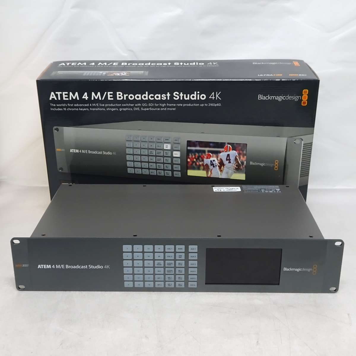 【中古】Blackmagic Design ATEM 4 M/E BroadcastStudio 4K 12G-SDIライブプロダクションスイッチャー【愛知発送2】