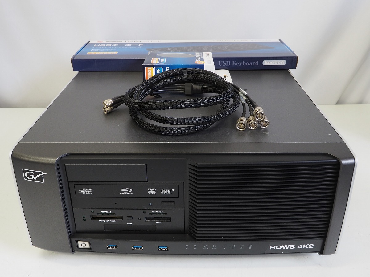 【中古】Grass Valley 4K対応ノンリニア編集ワークステーション HDWS-4K2 Elite(HDWS-4K-S)同等品 【埼玉発送3】