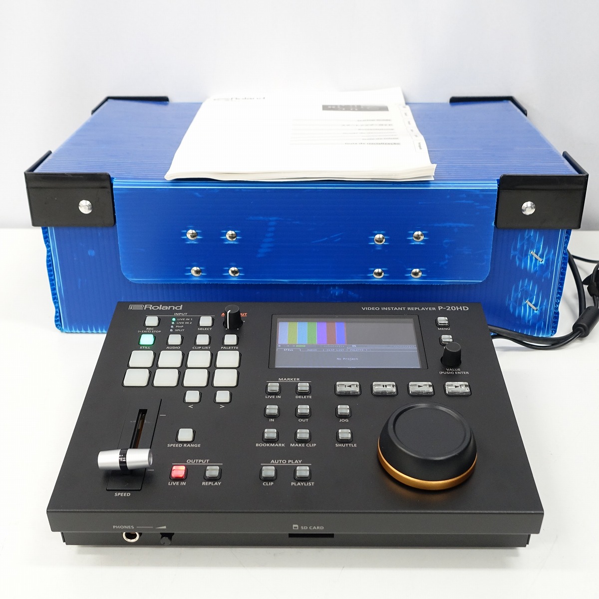 【中古】Roland P-20HD ビデオインスタントリプレイヤー ケース付き【埼玉発送2】