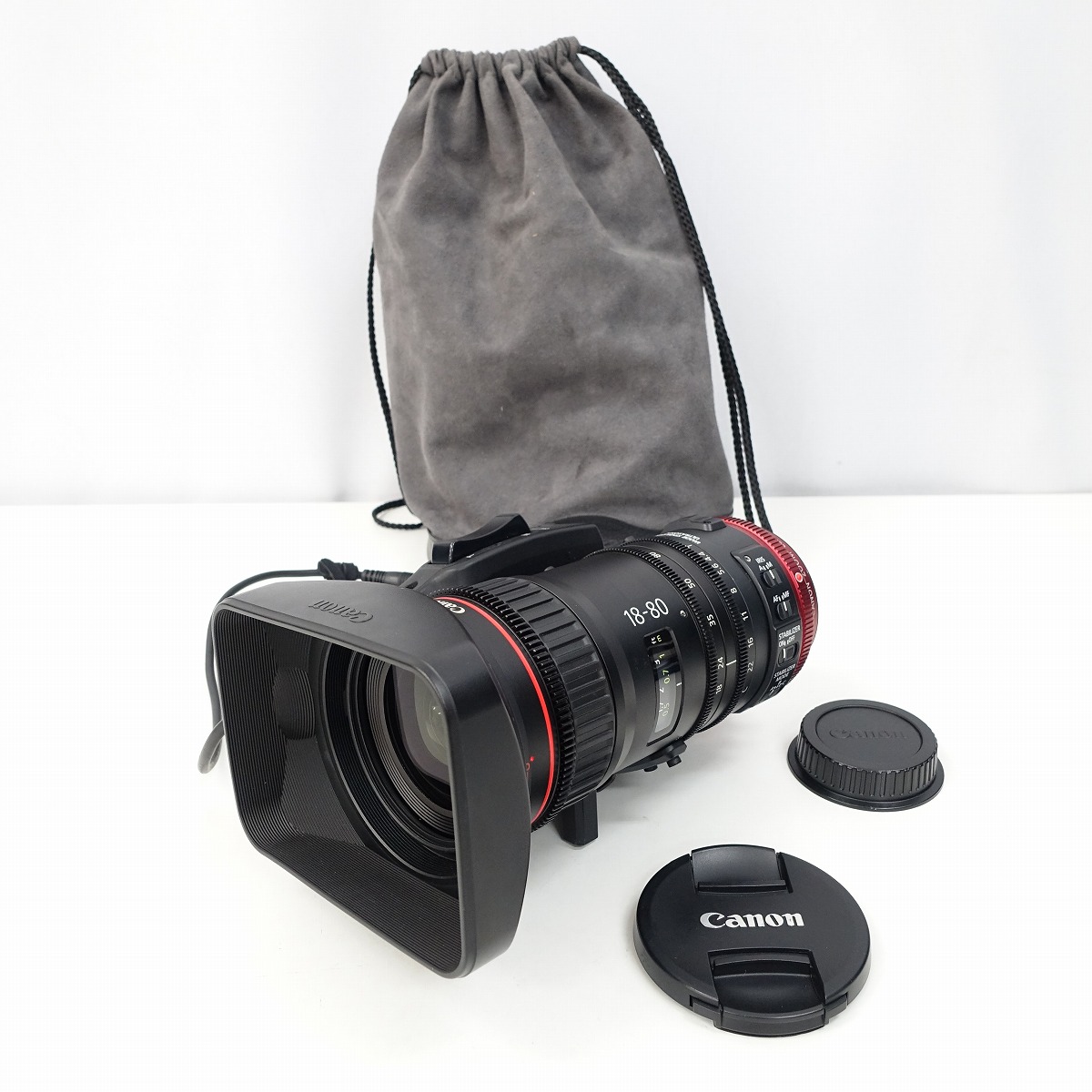 【中古】Canon CN-E 18-80mm T4.4 L IS KAS S シネマズームレンズ【埼玉発送2】