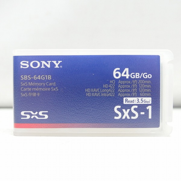 【中古】SONY SBS-64G1B SxSメモリーカード【送料無料】